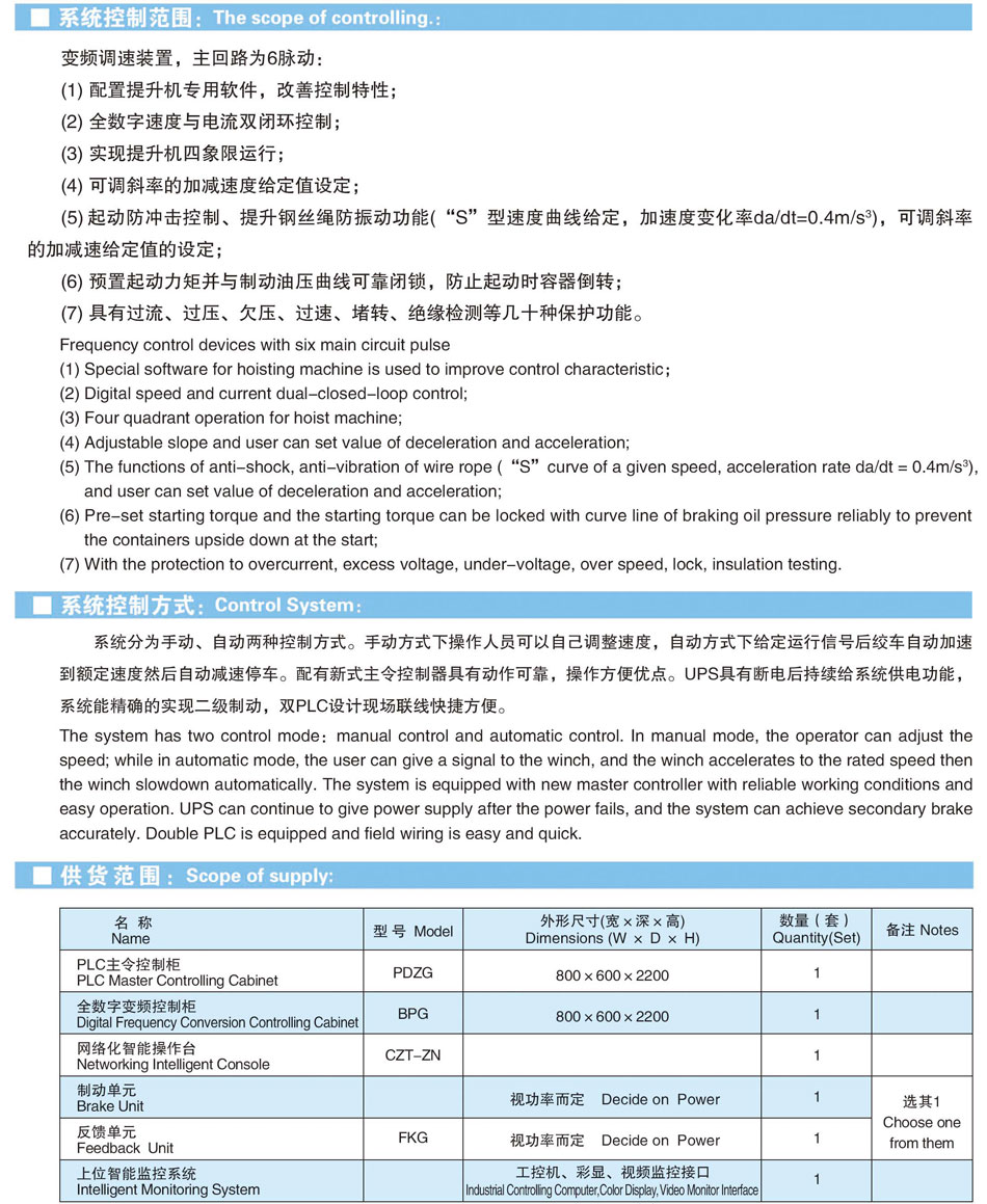 低壓變頻調速系統